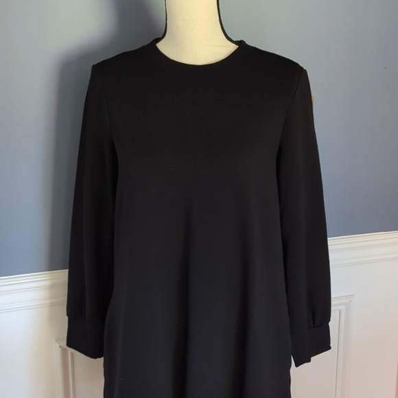EUC Gap Soft Black Cotton Short Sleeve Shirt Dress – Size M - Picture 3 of 11